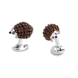 Sterling Silver Hedgehog Cufflinks