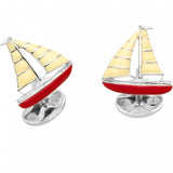 Sterling Silver Yacht Cufflinks