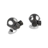 Sterling Silver Gas Mask Cufflinks