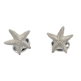 Sterling Silver Starfish Cufflinks