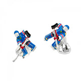 Sterling Silver Ice Hockey Cufflinks