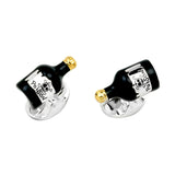 Sterling Silver Poison Bottle Cufflinks