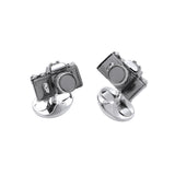 Sterling Silver Camera Cufflinks