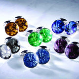 Deep Green Winter Haze Cufflinks