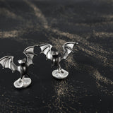 Sterling Silver 'Creepy' Bat Cufflinks