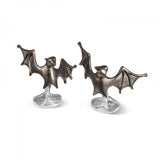 Sterling Silver 'Lurking' Bat Cufflinks