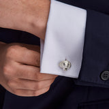 Sterling Silver Hungarian Vizsla Dog Cufflinks