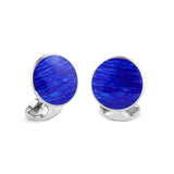 Sterling Silver Royal Blue Cufflinks