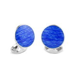 Sterling Silver Ocean Blue Cufflinks