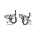 Sterling Silver Snorkel Cufflinks