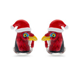 Sterling Silver Christmas Turkey Cufflinks