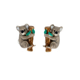 Sterling Silver Koala Cufflinks