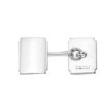 Sterling Silver Art Deco Block Cufflinks