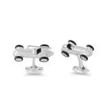 Sterling Silver Toy Racing Car Cufflinks