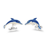 Sterling Silver Dolphin Cufflinks