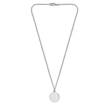 Sterling Silver 18mm Disc Pendant with Chain