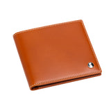 Leather Money Clip Wallet in Tan