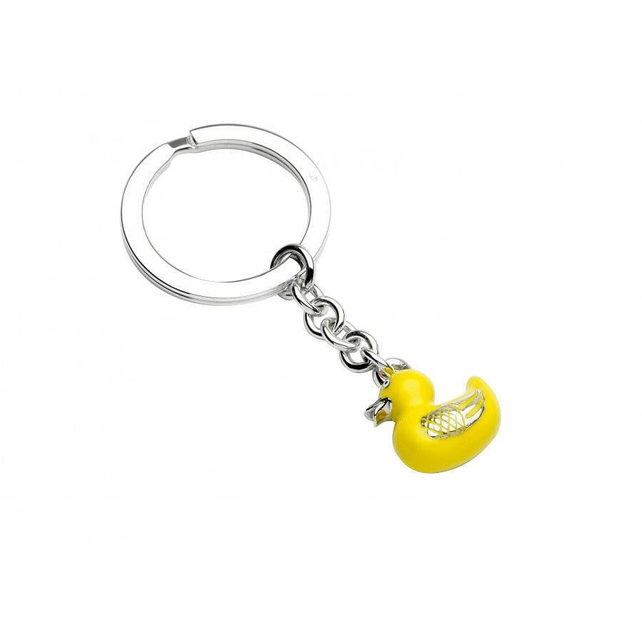 Duck Key Ring Sterling Silver Duck Keyring – Deakin & Francis