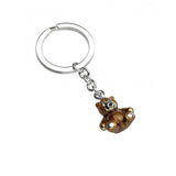 Sterling Silver Teddy Keyring