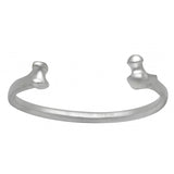 Sterling Silver Bone Bangle