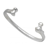 Sterling Silver Bone Bangle