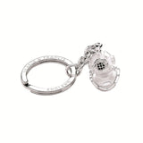 Sterling Silver Diver Helmet Keyring