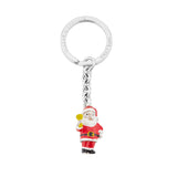 Sterling Silver Santa Keyring