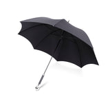 Large Black Umbrella with Skull Head Handle