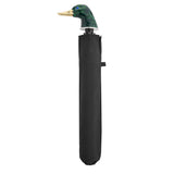 Small Black Umbrella With Enamel Duck Head Handle