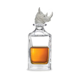 Rhino Head Decanter