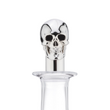 Silver Skull Wine Decanter