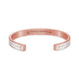 Small Copper Bangle with Pyramid Pattern