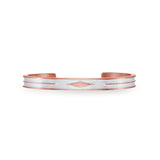 Small Copper Bangle with Wave Pattern