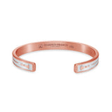 Small Copper Bangle with Wave Pattern