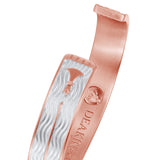 Large Copper Bangle with Wave Pattern