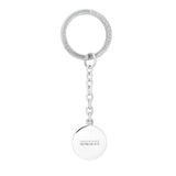Sterling Silver & Green Enamel St. Christopher Keyring