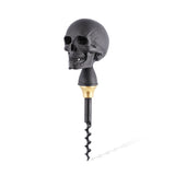 Luxury Skull Cork Screw In Matte Black Finish