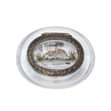 Rock Crystal Box With Hand-Painted Rock Crystal Grouse Lid