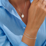 Sterling Silver Disc Pendant