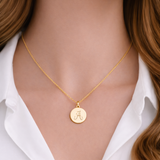 9ct Yellow Gold Disc Pendant