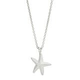 Sterling Silver Starfish Pendant and Chain