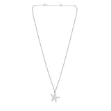 Sterling Silver Starfish Pendant and Chain