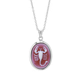 Sterling Silver Zodiac Pendant - Scorpio