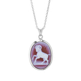 Sterling Silver Zodiac Pendant - Aries