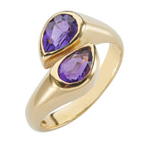 18ct Yellow Gold Amethyst Ring