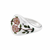 Special Edition Sterling Silver 14x12mm Oval Signet Ring, handcrafted in support of Parkinson’s UK.
