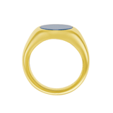 Yellow Gold Stone Set Sardonyx Signet Ring