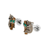 Sterling Silver Koala Cufflinks