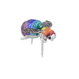 Limited Edition Sterling Silver Rainbow Bumble Bee Lapel Pin