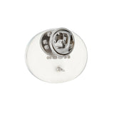 Oval Sterling Silver Hand-Enamelled USA Flag Lapel Pin